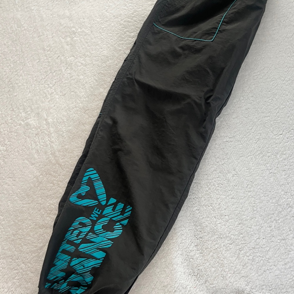 90s ZUMBAWEAR workout nylon parachute pants